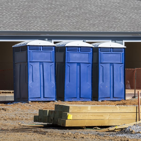 do you offer hand sanitizer dispensers inside the porta potties in New Richmond